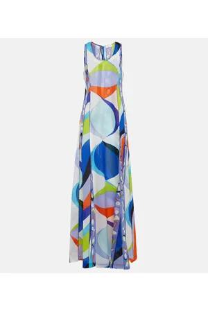 Puccini Pesci cotton maxi dress