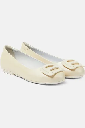 Hogan H661 leather ballet flats