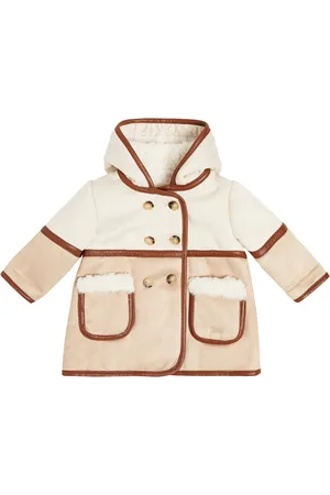 Chloé ChloÃ© Kids Baby faux shearling-lined coat