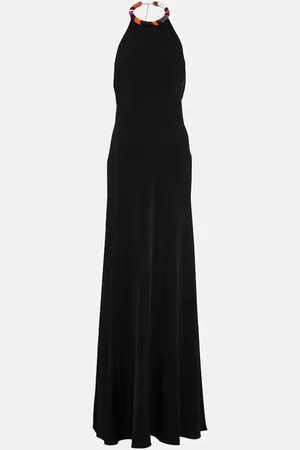 Puccini Halterneck maxi dress