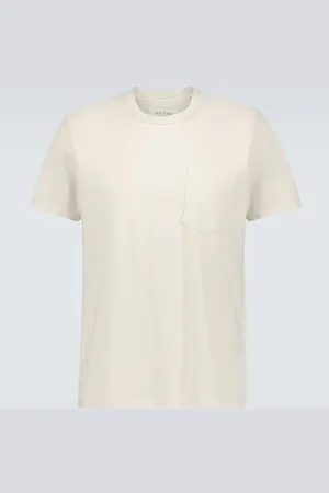 Les Tien Classic cotton pocket T-shirt