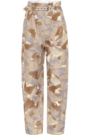 Isabel Marant Iona high-rise cotton-blend pants