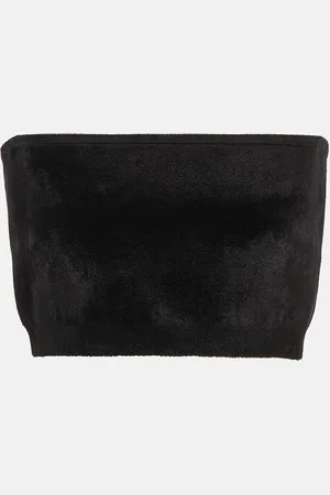 Alaïa AlaÃ¯a Velvet bandeau top