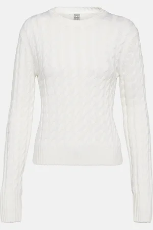 Totême Cable-knit wool sweater