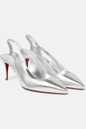 Christian Louboutin Leather slingback pumps