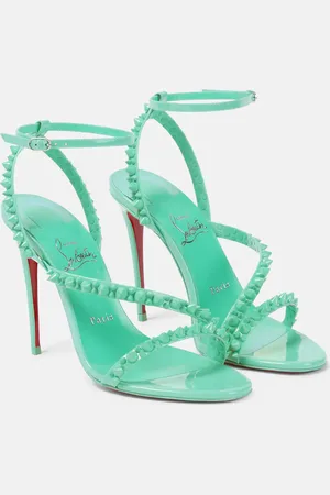 Christian Louboutin Mafaldina Spikes 100 leather sandals