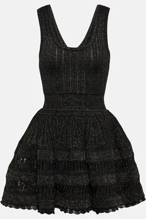 Alaïa AlaÃ¯a Crinoline wool-blend minidress