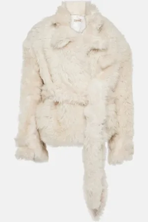 The Mannei Rioni oversized shearling jacket