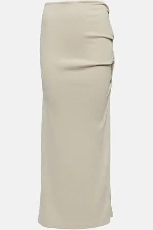 CHRISTOPHER ESBER Open Twist ribbed-knit maxi skirt