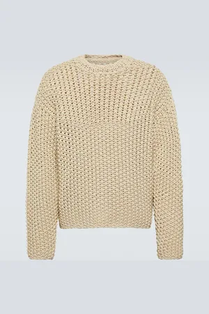Stone Island Marina logo macramÃ© sweater