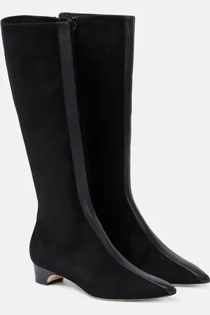 Manolo Blahnik Gandulapla suede knee-high boots