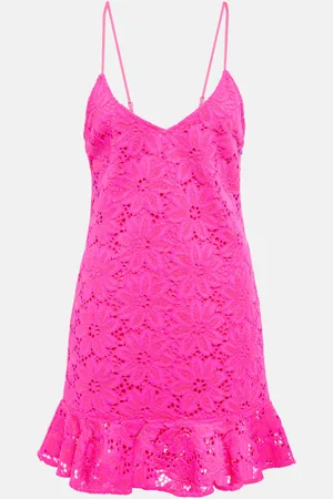 ROTATE Lace slip dress
