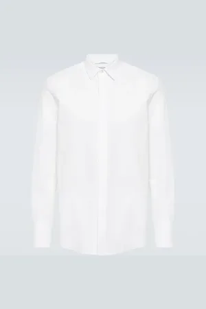 VALENTINO Rockstud Untitled cotton poplin shirt