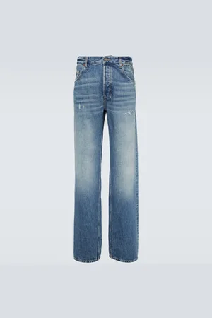 Saint Laurent Low-rise wide-leg jeans