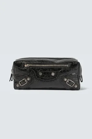 Balenciaga Le Cagole leather toiletry bag