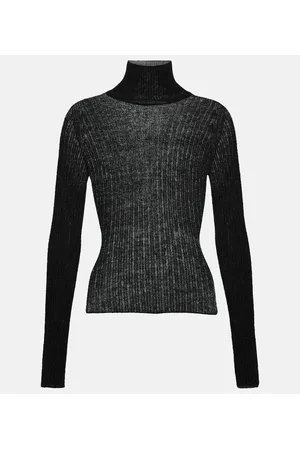 Saint Laurent Wool-blend turtleneck sweater