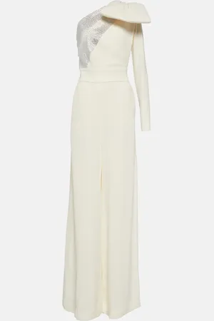 Elie saab Embellished one-shoulder jumpsuit