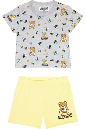 Moschino Baby set of cotton shorts and T-shirt