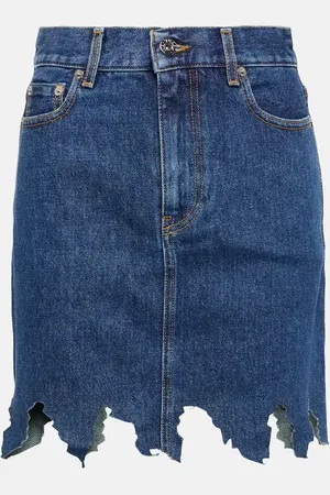 J.W.Anderson Distressed denim miniskirt