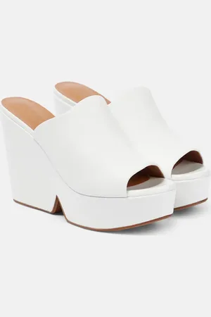 Robert Clergerie Dolcy leather wedge sandals