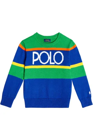 Ralph Lauren Logo intarsia cotton sweater