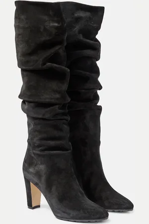 Manolo Blahnik Calassohi 90 suede mid-calf boots