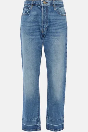 Frame Le Mec high-rise straight jeans