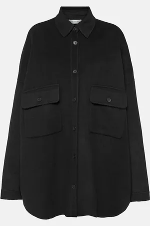 The Frankie Shop Dallas wool-blend shirt jacket