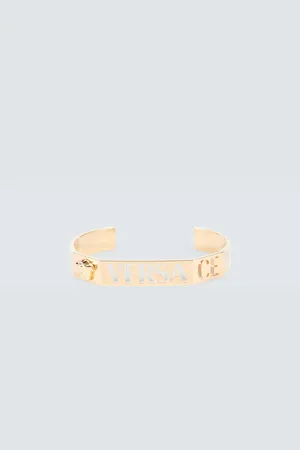 VERSACE Logo cuff bracelet