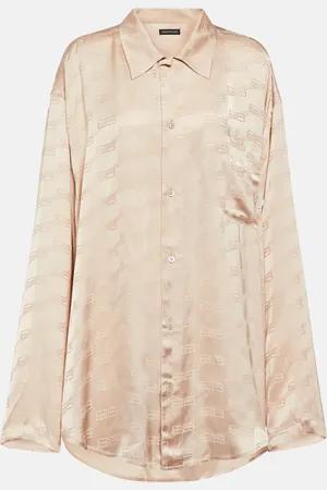 Balenciaga BB Monogram satin shirt
