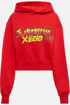 J.W.Anderson X Run Hany printed cotton hoodie