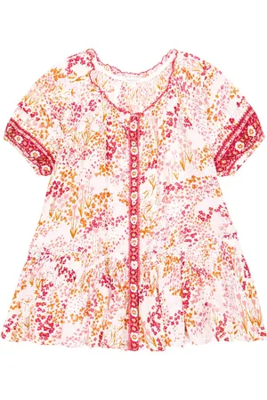 POUPETTE ST BARTH Amelie embroidered floral cotton dress