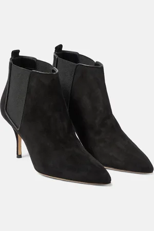 Manolo Blahnik Dildi Otto suede ankle boots