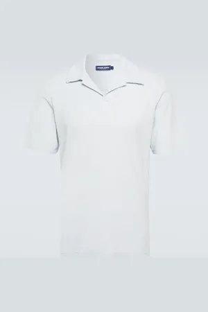 Frescobol Carioca Faustino terry polo shirt