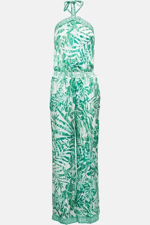 POUPETTE ST BARTH Isabelle printed halterneck jumpsuit
