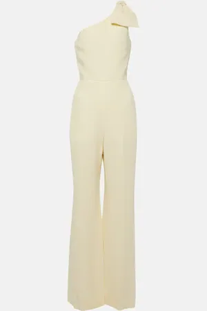 Chloé ChloÃ© One-shoulder linen jumpsuit