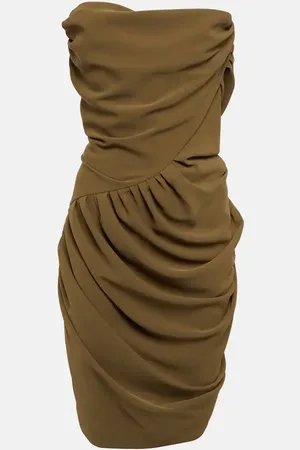 Vivienne Westwood Draped strapless minidress