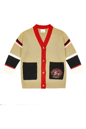Burberry Striped wool cardigan