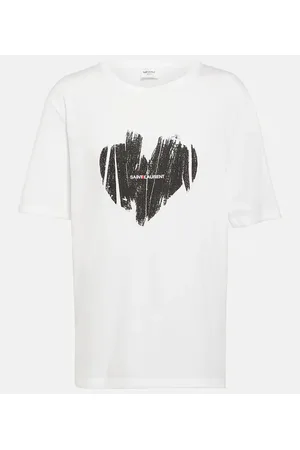Saint Laurent Logo cotton T-shirt