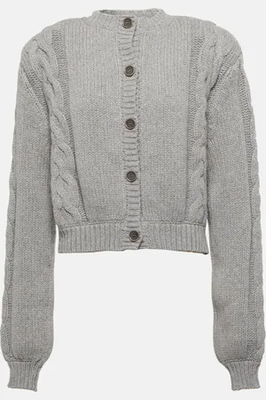 MAGDA BUTRYM Cable-knit cashmere cardigan
