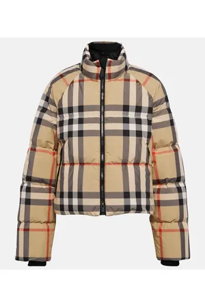 Burberry Check puffer jacket
