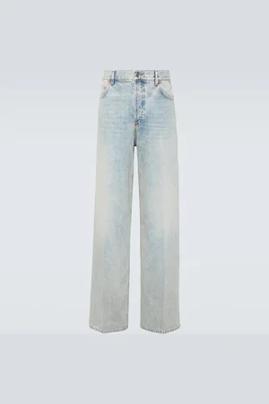 VALENTINO High-rise wide-leg jeans