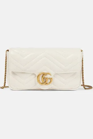Gucci GG Marmont leather wallet on chain