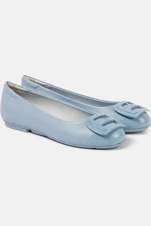 Hogan Leather ballet flats