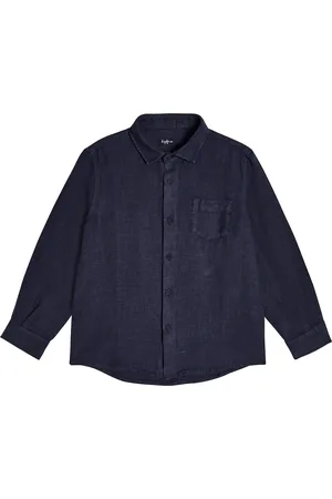 Il gufo Linen polo shirt