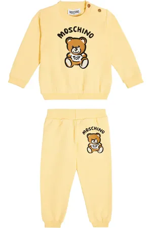 Moschino Baby printed cotton sweatshirt and sweatpants set