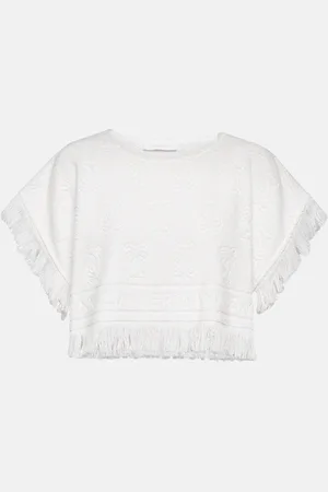 ZIMMERMANN Cotton terry crop top