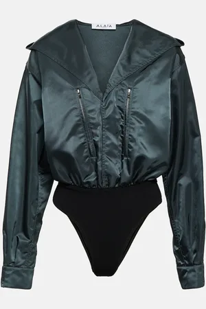 Alaïa AlaÃ¯a Hooded bodysuit