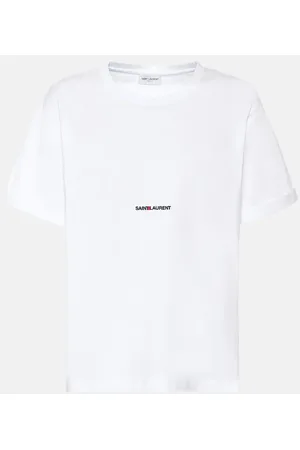Saint Laurent Logo cotton T-shirt