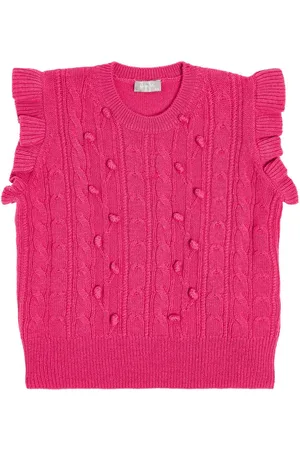 Il gufo Cable-knit wool sweater vest